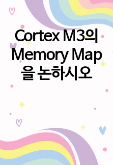 Cortex M3의 Memory Map을 논하시오