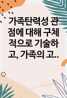 가족탄력성 관점에 대해 구체적으로 기술하고, 가족의 고위험 상황에서도 성공적 적응을 돕는 요인에는 무엇이 있다고 생각하는지 기술하세요. 또한, 가족탄력성 관점과 성공적 적응을 돕는 요인에 대한 느낀점