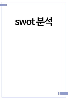 swot 분석