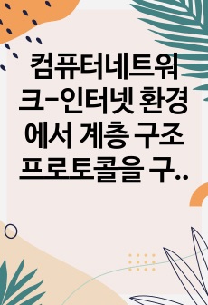 컴퓨터네트워크-인터넷 환경에서 계층 구조 프로토콜을 구현하는 모델을 운영체제와 사용자 프로그램 환경으로 구분하여 설명하시오.